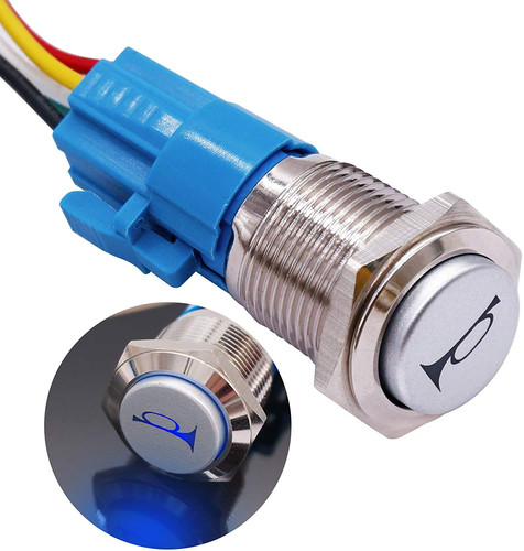 16mm interrupteur bouton de - À,