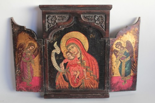 Ancienne icône orthodoxe - ancienne,