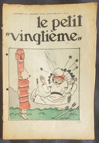 Tintin petit vingtième 1934 - tintin,