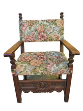 Fauteuil Trône Antique en