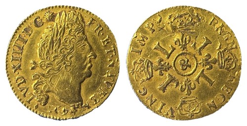 Louis aux l 1694 aix - d'or, 4