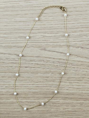 Collier chaîne fine - , avec
