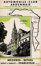 E78 TOURIST BOOKLET MEZIERES RETHEL SIGNY. AUTOMOBILE CLUB ARDENNAIS