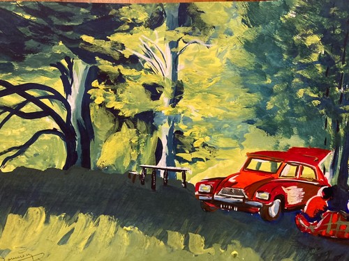 Painting peinture gouache - painting,