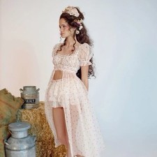 SELKIE La Fraise Boudoir Dress - Size Small (Unworn)