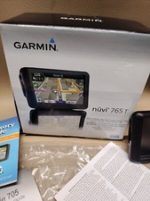 Garmin nüvi 765T Automotive GPS w/All Original Parts Tested & Works Great!