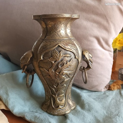 Vase elephant thailande chine - vase,