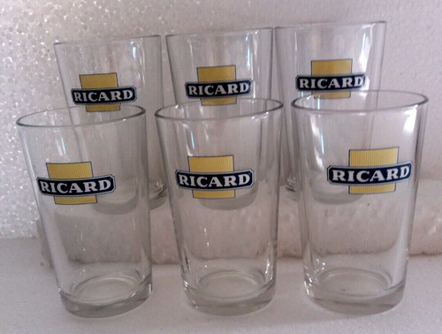 Lot anciens verres ricard - verres,
