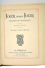 LIVRE ANCIEN BENNER JOUR APRES