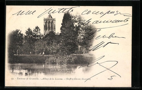 Cpa granville abbaye la - abbaye,