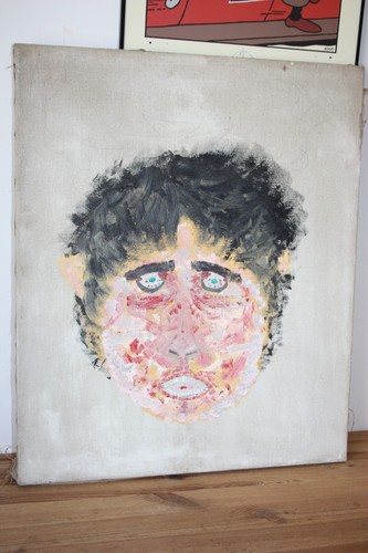 Tableau peinture visage - tableau,