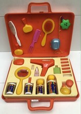 Makeup & Bathroom Accessory Suitcase - Miss Beauty - 1970’s Toy - BE+