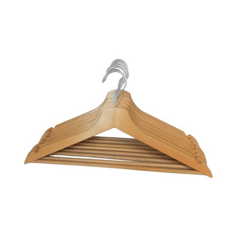 Lot cintres bois verni - cintres,
