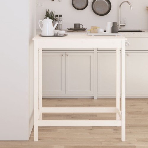 Table bar blanc 50x50x110 - de,