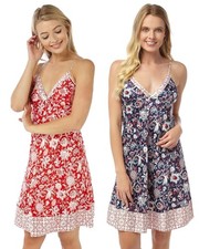 Chemise De Nuit Satin Indigo