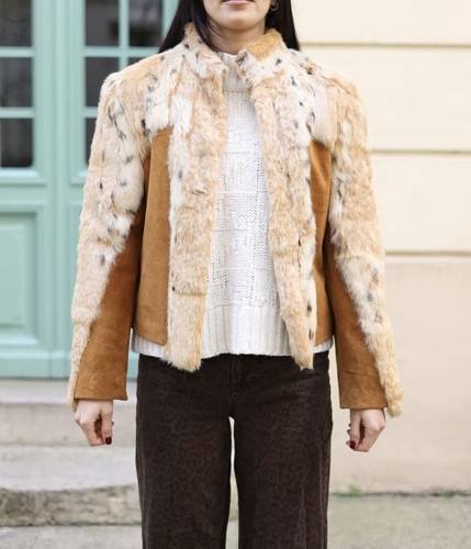 Manteau fourrure vintage - manteau,