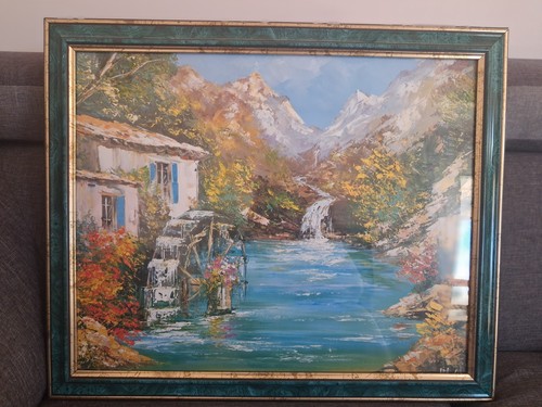 Tableau peinture encadré