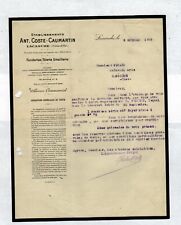 LACANCHE (21) FOUNDRY TOLERANCE ENAMEL "ANT. COSTE & CAUMARTIN" in 1925