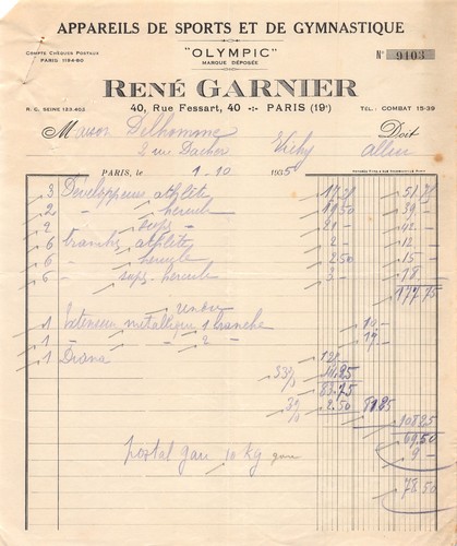 1935 appareils sports de - de,