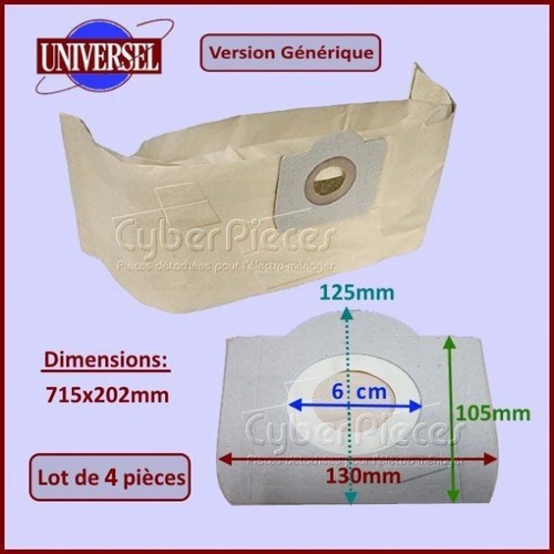 Lot sacs aspirateur - de, 4