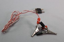 DF220 Train Power Cable with Crocodile Plug and Clamps