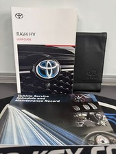 TOYOTA RAV4 HV HYBRID OWNERS PACK / HANDBOOK / MANUAL. + WALLET 2019~2025 !