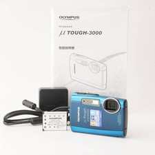 Excellente Olympus μ Mju TOUGH-3000 Bleue 3,6x Zoom Optique