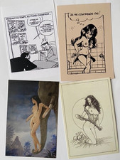 Lot 4 CP BD TL numérotés