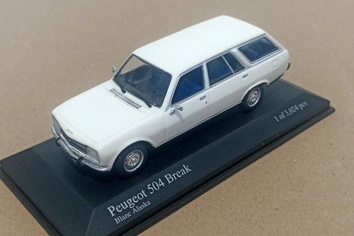 Peugeot 504 break - -, blanc