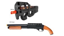 2 Airsoft Guns: 1 Well D90F