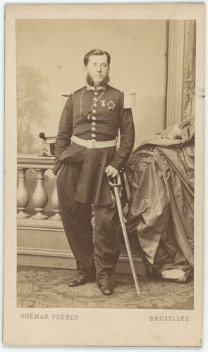 Cdv circa 1865 - 1865., militaire