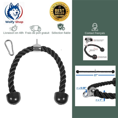 Yes4all corde triceps - corde, cm