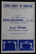 Affiche 1970 Super Karaté Tae