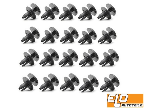 20x pare chocs clips - 20x, pare-chocs