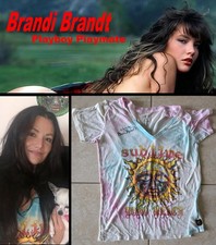 BRANDI BRANDT:   Owned, Worn, Signed personal clothing - Vintage "SUBLIME" Shirt