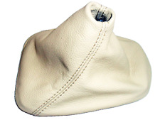 Manual gear lever headset for BMW E36 E46 made of genuine BEIGE LEATHER