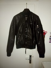 Fw07 Dsquared2 Leather Jacket size 48 71am128