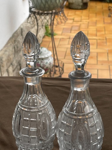 Paire carafes liqueur - de,