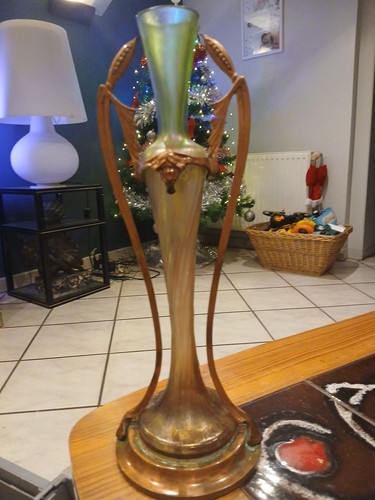 Vase art nouveau loetz - art, nouveau-
