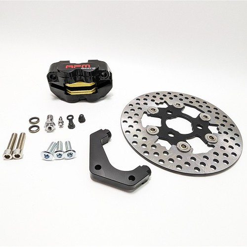 Etrier radial noir pistons - 4,
