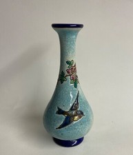 Vase Longwy 19 -ème, décor