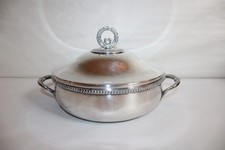 Légumier en métal argenté