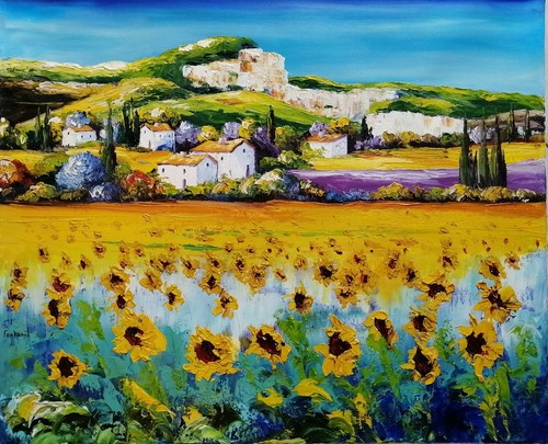 Tableau original contemporain - original,