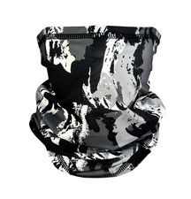 Cache cou Treillis Graffiti Blanc-Noir