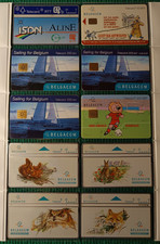 LOT 9 TÉLÉCARTES BELGIQUE