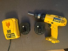 ?DEWALT DW953 12 Volt Drill + Battery Charger + 2 NEW Batteries!! TESTED WORKS