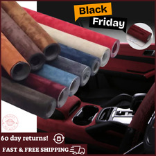 Self Adhesive Faux Suede Fabric Wrap Film Sticker Stretch Diy Car Interior Craft