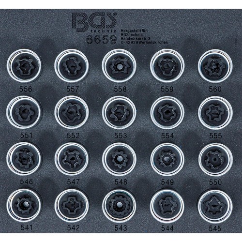 Jeu douilles bgs - bgs, technic