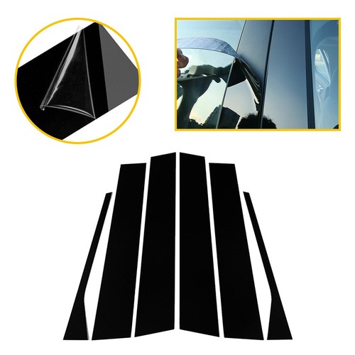 6pcs black pillar posts - us,