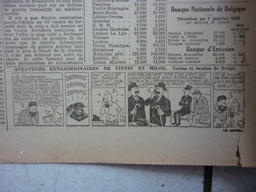 Tintin journal soir num - ,